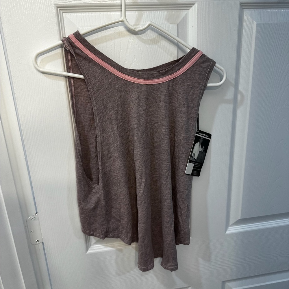 Good hYOUman Women's Limitless Zuri Tank Top, purple/gray and pink, Brand New